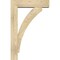 Ekena Millwork Thorton Block Rough Sawn Bracket w/ Offset Brace, Douglas Fir, 6"W x 22"D x 34"H BKT0604X22X34THR05RDF - alternate 4